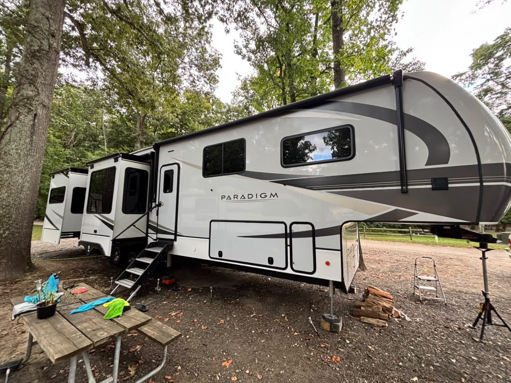 RV exterior shown at the service location