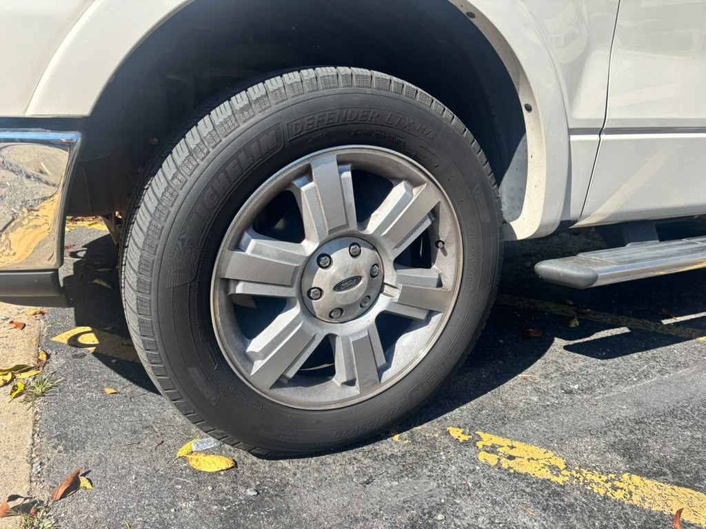 Detailed Ford F-150 wheel and tire